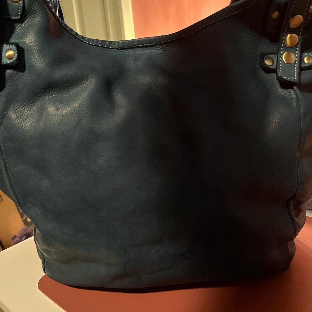 Lusher brand super slouchy blue hobo bag - Picture 8 of 12